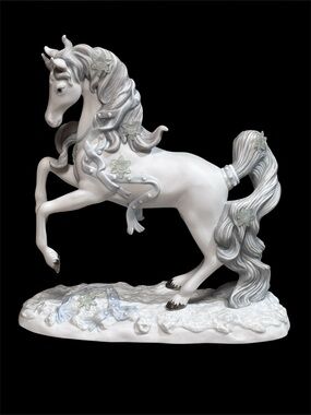 Vtg. Princeton Gallery Limited Edition Yuletide Majesty Porcelain Horse